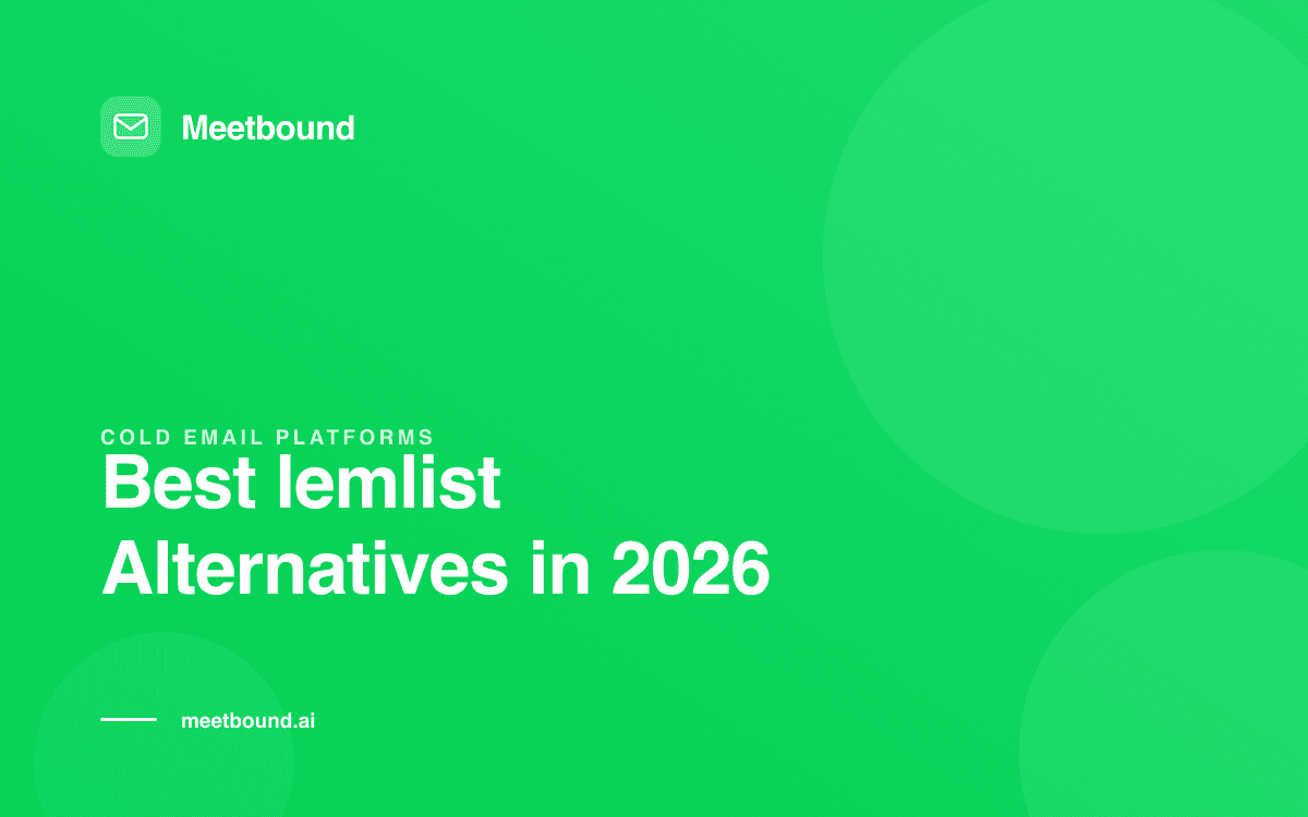 Comparison of the best lemlist alternatives for cold email and multichannel outreach in 2026